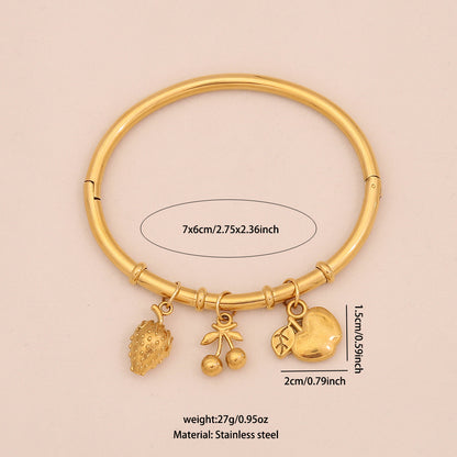 Starfish Shell & Butterfly Flower Bracelet