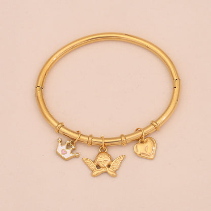 Starfish Shell & Butterfly Flower Bracelet