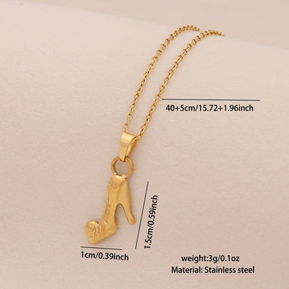 Boot Pendant Necklace