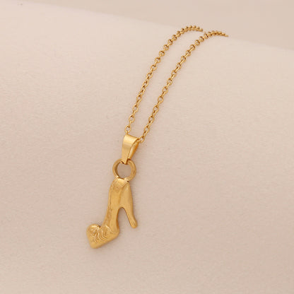 Boot Pendant Necklace