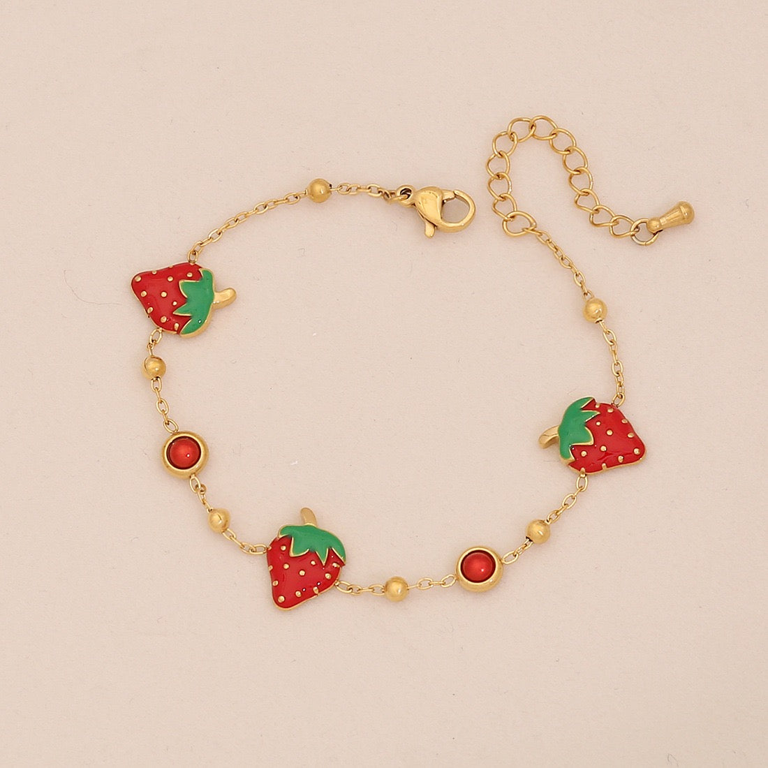 Cute Strawberry Stainless Steel Necklace