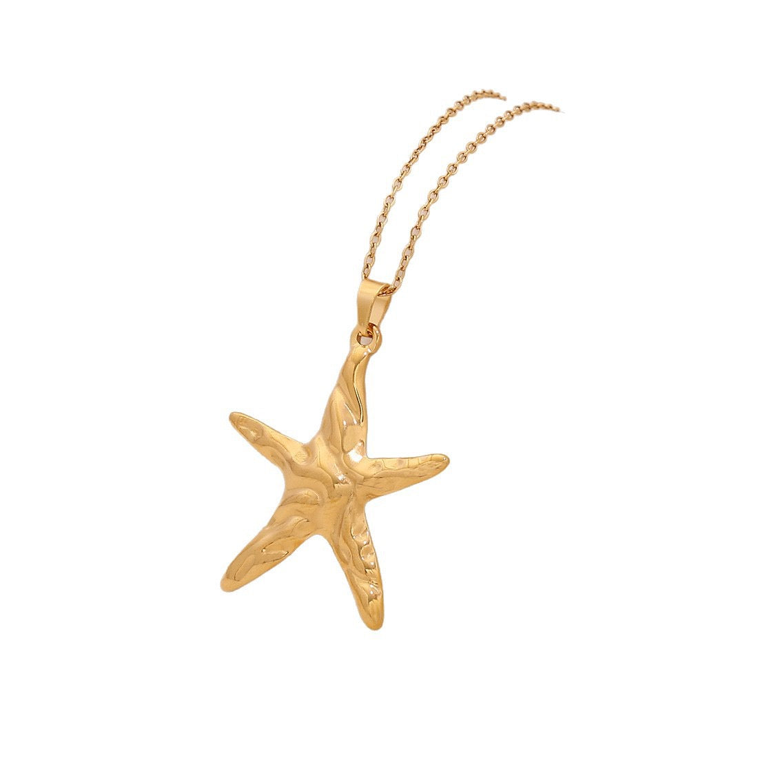 Ocean Series Starfish & Sea Turtle Pendant Necklace