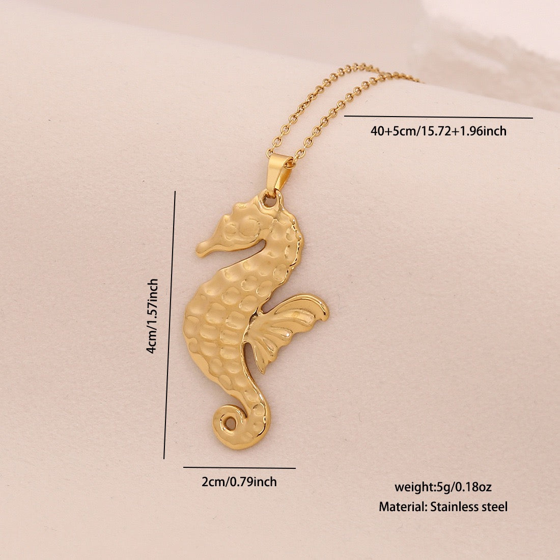 Ocean Series Starfish & Sea Turtle Pendant Necklace