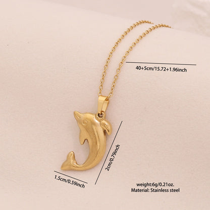 Ocean Series Starfish & Sea Turtle Pendant Necklace