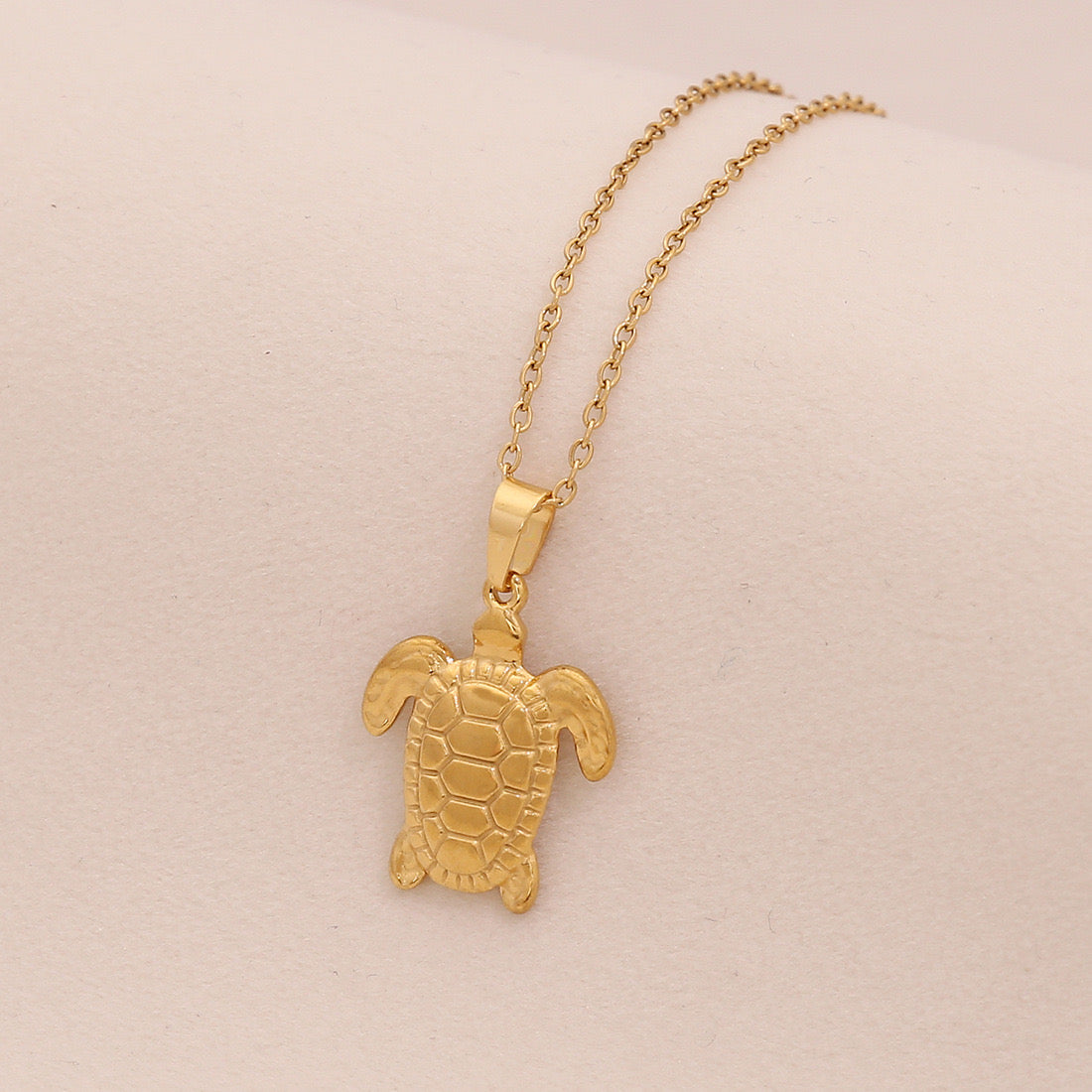 Ocean Series Starfish & Sea Turtle Pendant Necklace