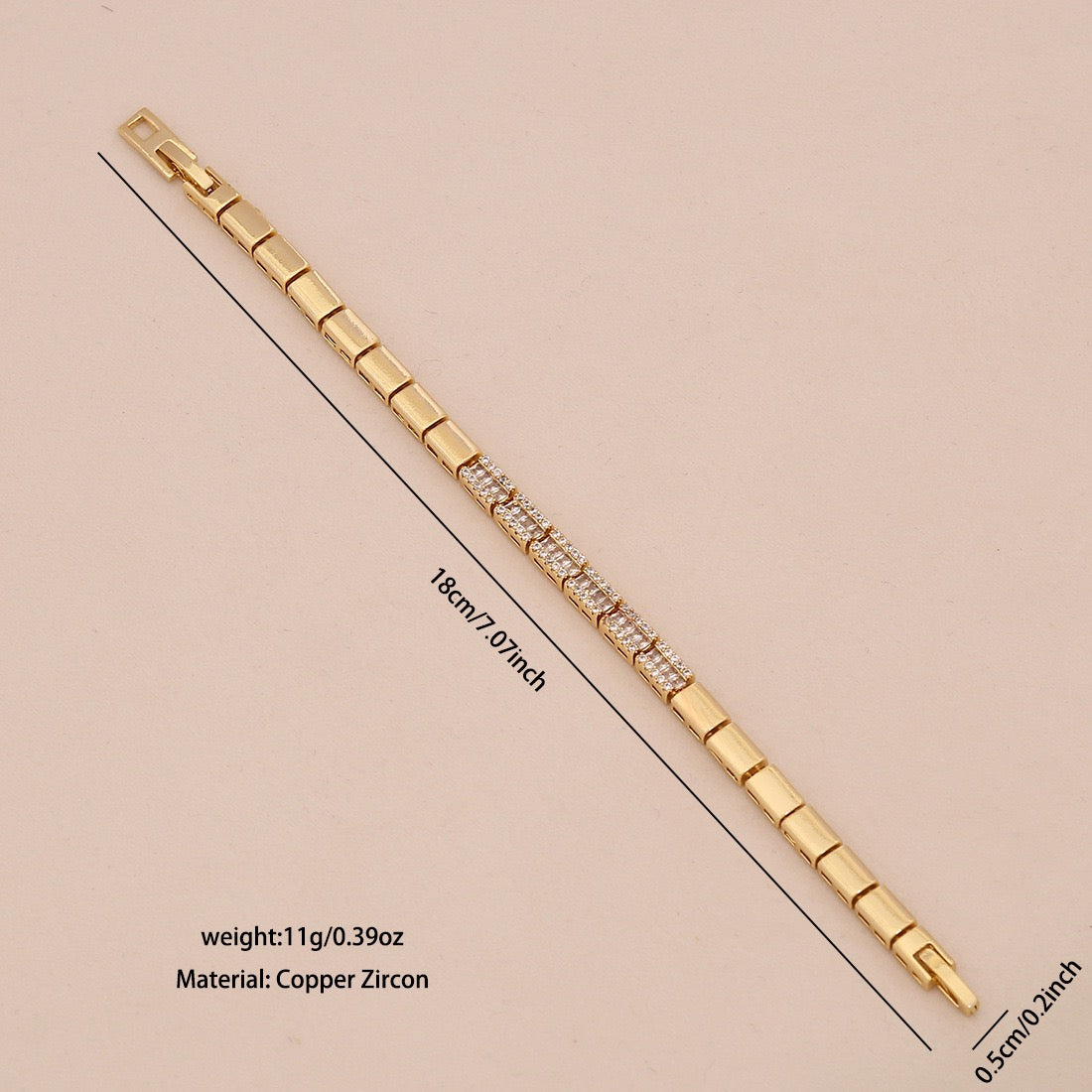 Micro-Pavé Snake & Leopard Head Zircon Bracelet