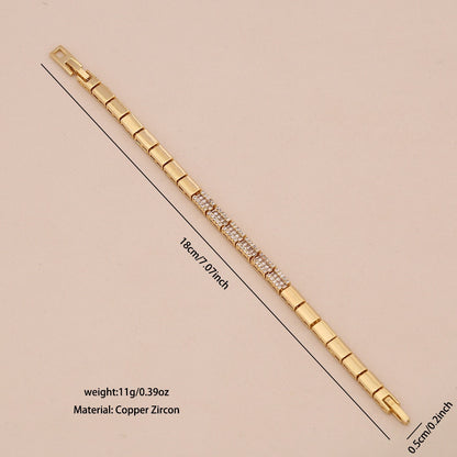 Micro-Pavé Snake & Leopard Head Zircon Bracelet