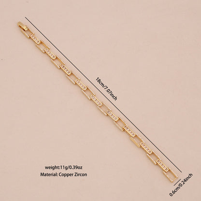 Micro-Pavé Snake & Leopard Head Zircon Bracelet