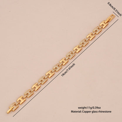 Micro-Pavé Snake & Leopard Head Zircon Bracelet