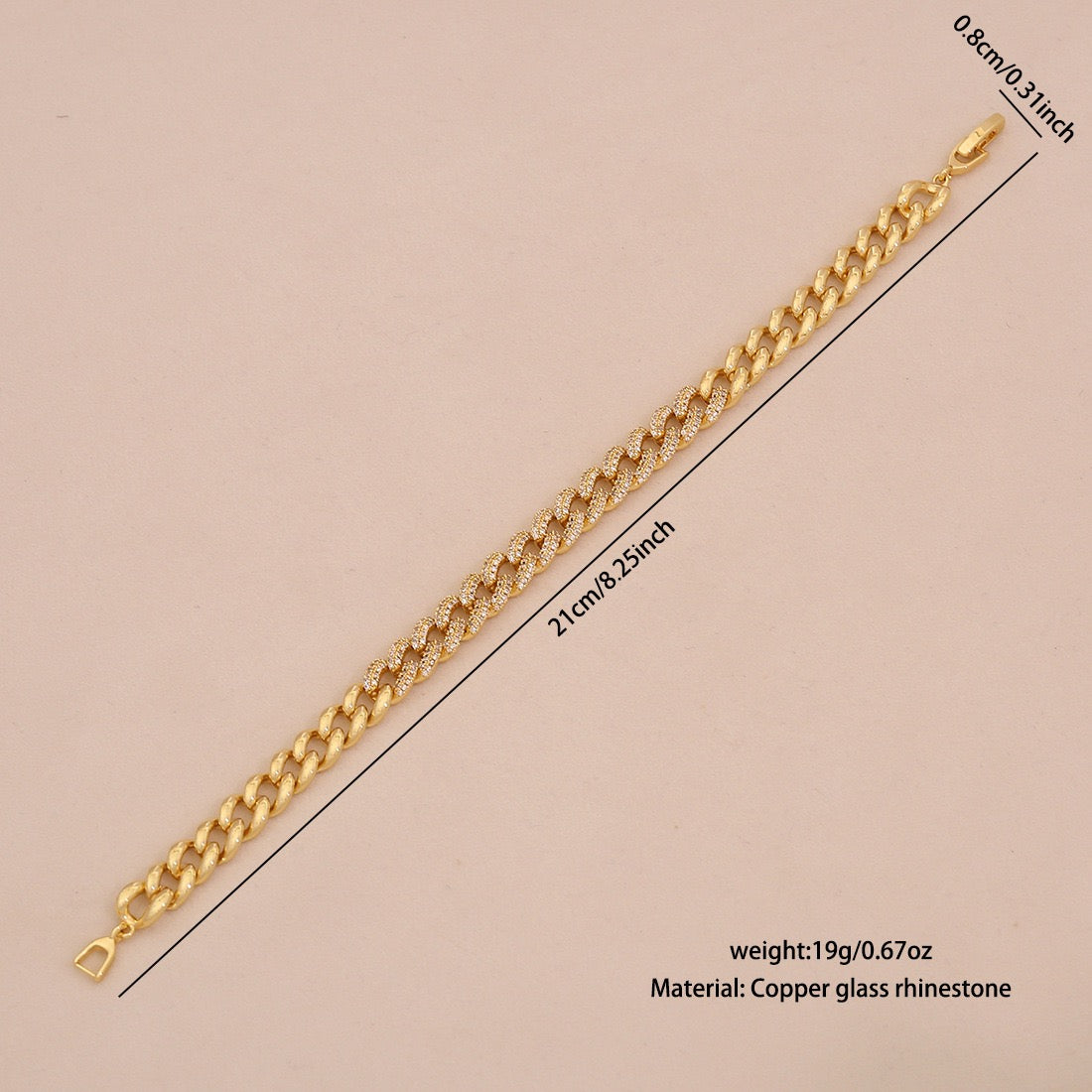 Micro-Pavé Snake & Leopard Head Zircon Bracelet