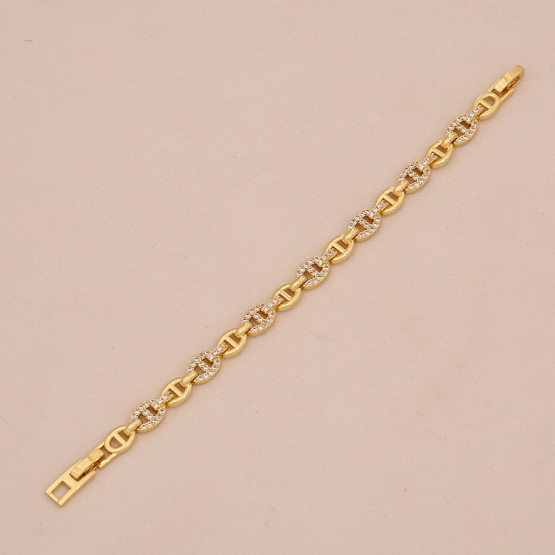 Micro-Pavé Snake & Leopard Head Zircon Bracelet