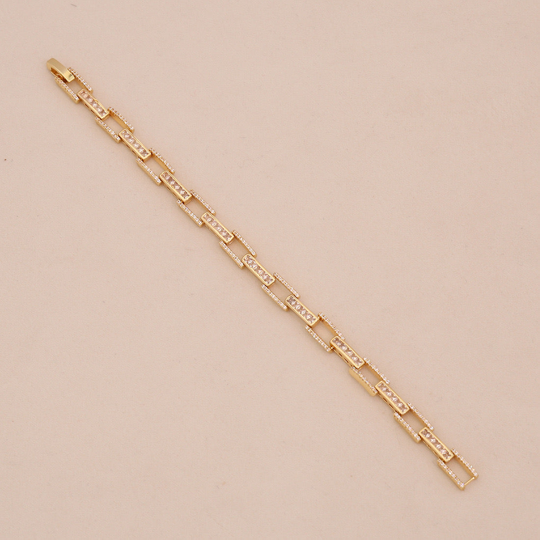 Micro-Pavé Snake & Leopard Head Zircon Bracelet