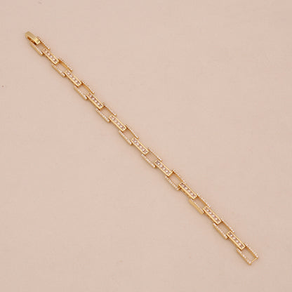 Micro-Pavé Snake & Leopard Head Zircon Bracelet