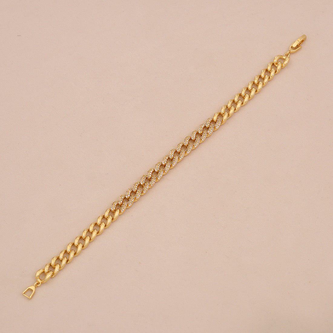 Micro-Pavé Snake & Leopard Head Zircon Bracelet