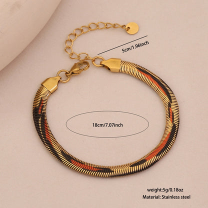 6mm Stainless Steel Leopard Snake Chain Necklace