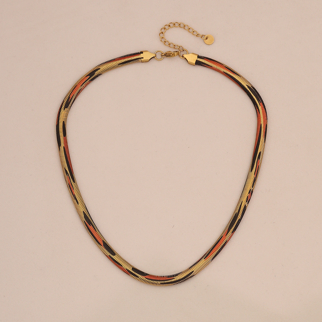 6mm Stainless Steel Leopard Snake Chain Necklace