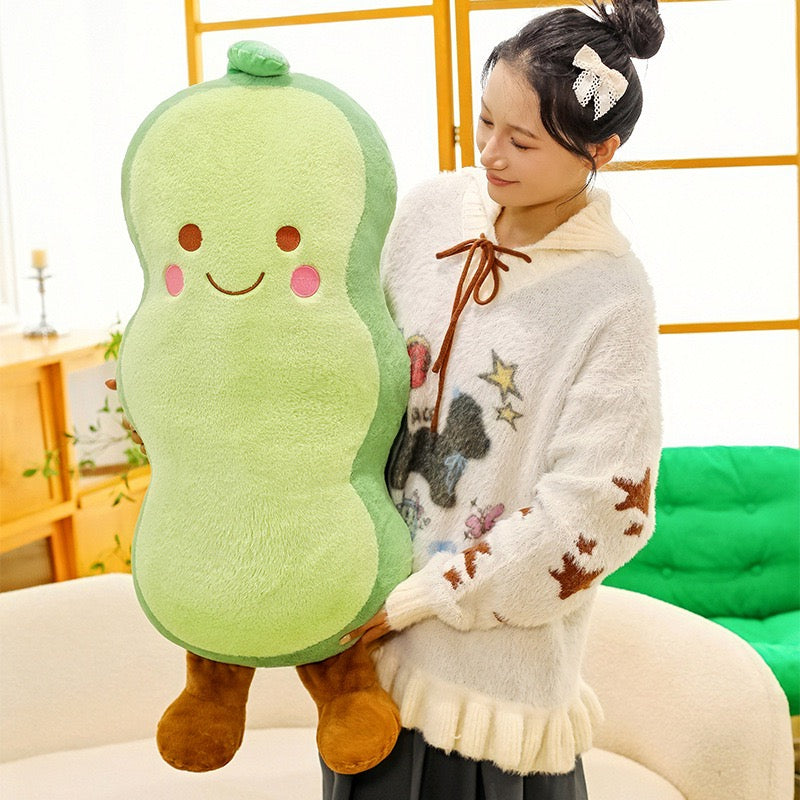 Funny Pea Plush Pillow