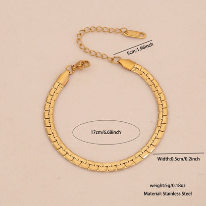 Stainless Steel Cuban Link Bracelet