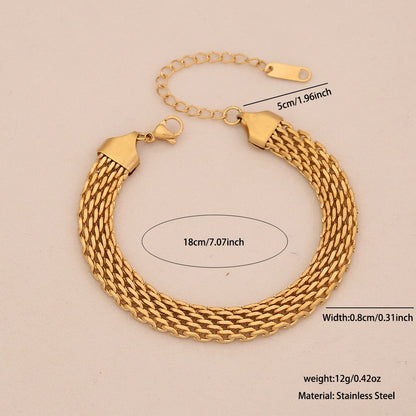 Stainless Steel Cuban Link Bracelet