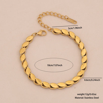 Stainless Steel Cuban Link Bracelet