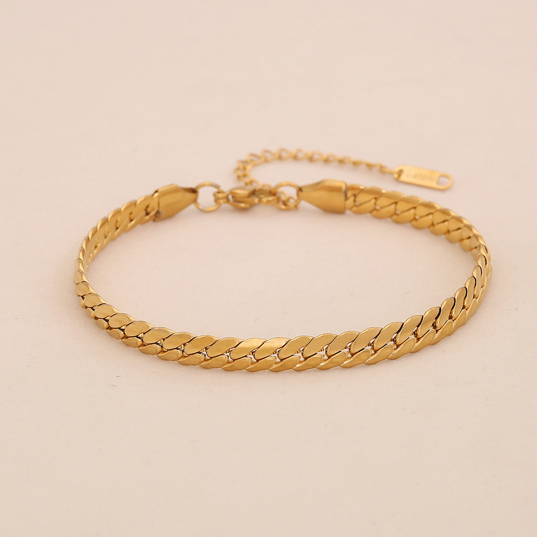 Stainless Steel Cuban Link Bracelet