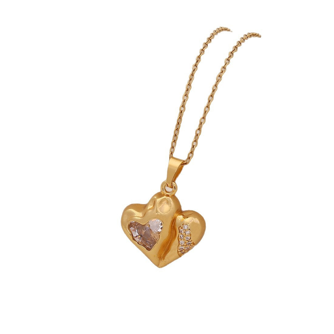 Multicolour Heart Pendant Necklace