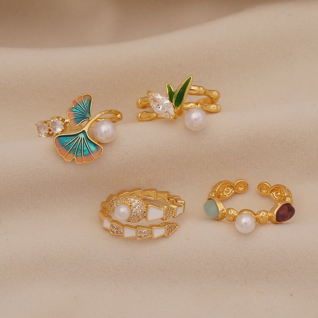 Vintage Natural Stone Ring