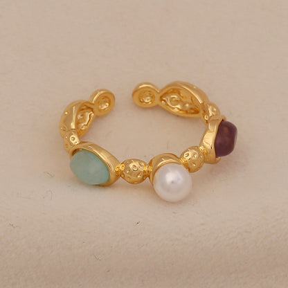 Vintage Natural Stone Ring