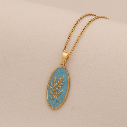 Spring Sunflower & Star Moon Necklace