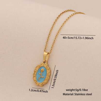 Spring Sunflower & Star Moon Necklace