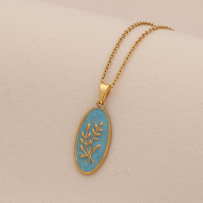 Spring Sunflower & Star Moon Necklace