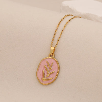 Spring Sunflower & Star Moon Necklace