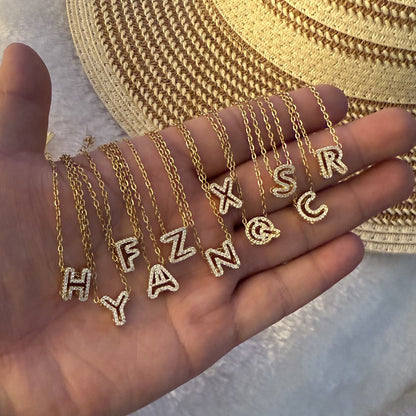 Personalised Alphabet Pendant Stainless Steel Necklace