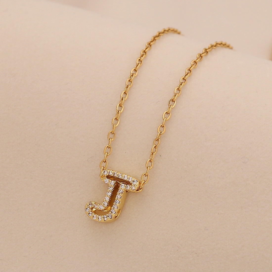 Personalised Alphabet Pendant Stainless Steel Necklace