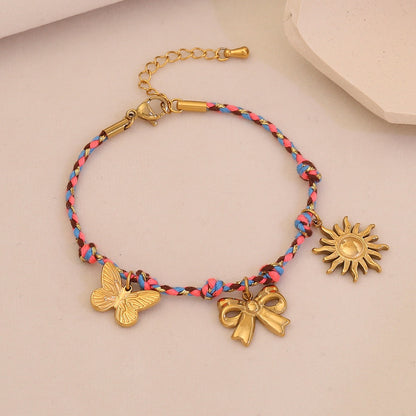Sun, Star & Moon Woven Bracelet