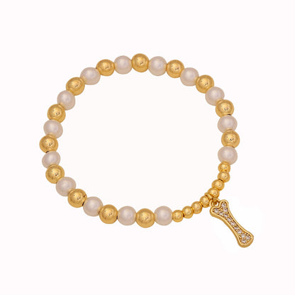 Alphabet Bead Letter Bracelet