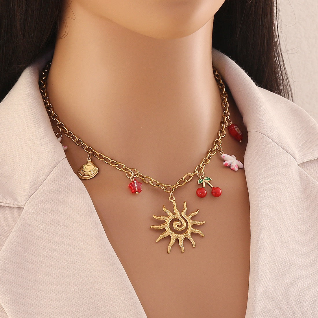 Celestial Bloom Dopamine Necklace