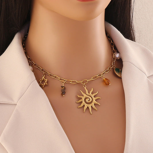 Celestial Bloom Dopamine Necklace