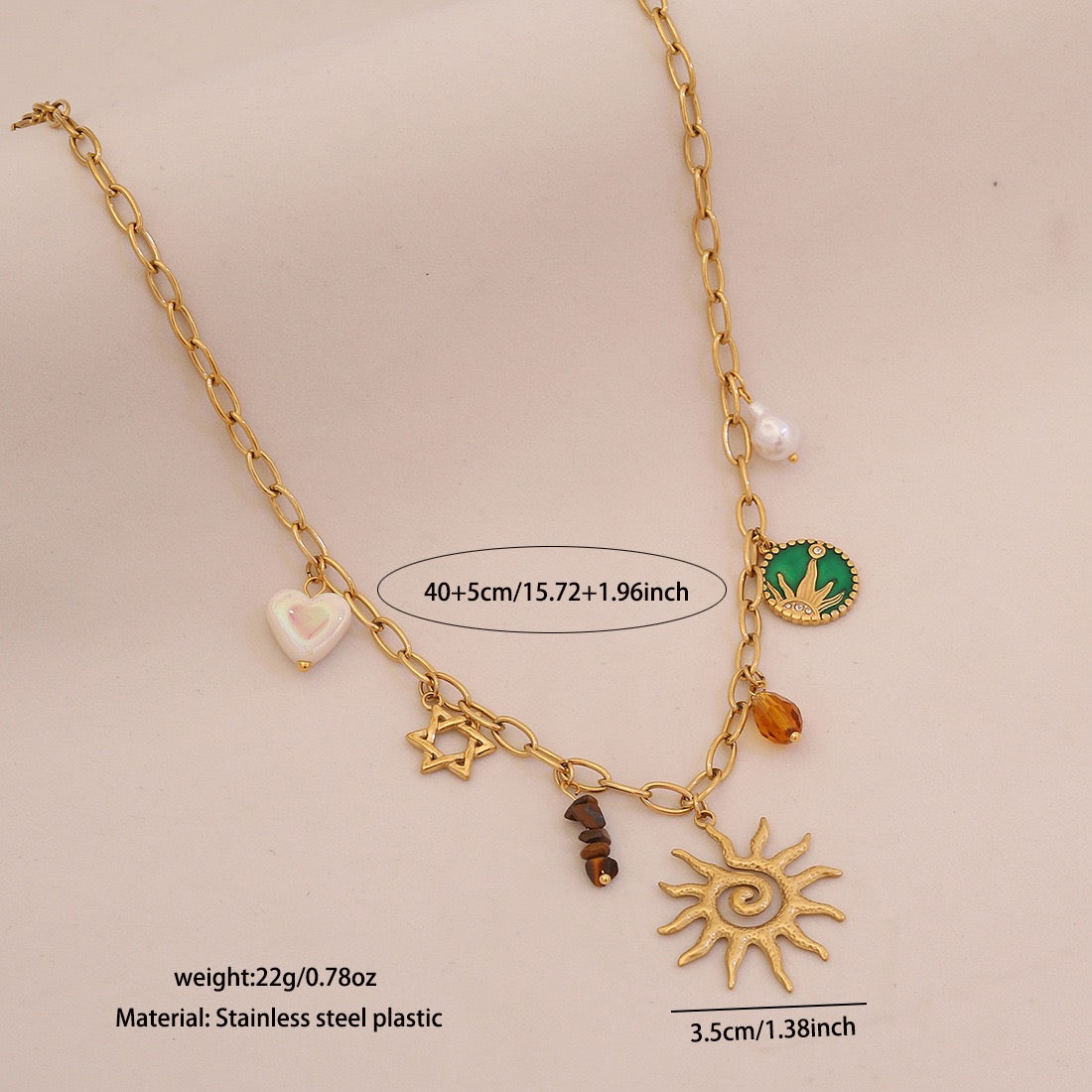 Celestial Bloom Dopamine Necklace