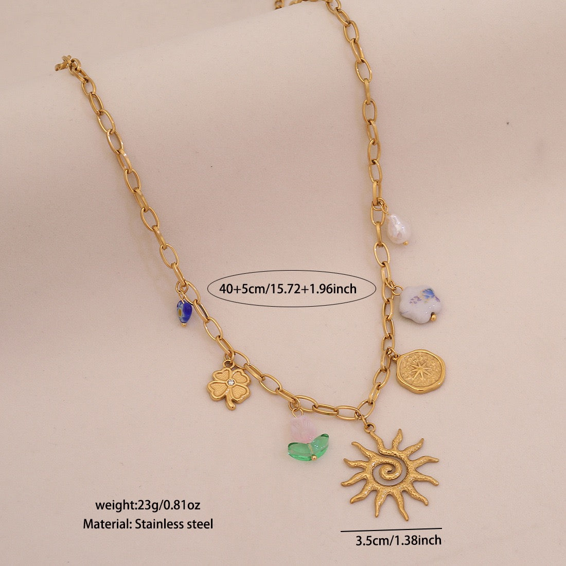 Celestial Bloom Dopamine Necklace