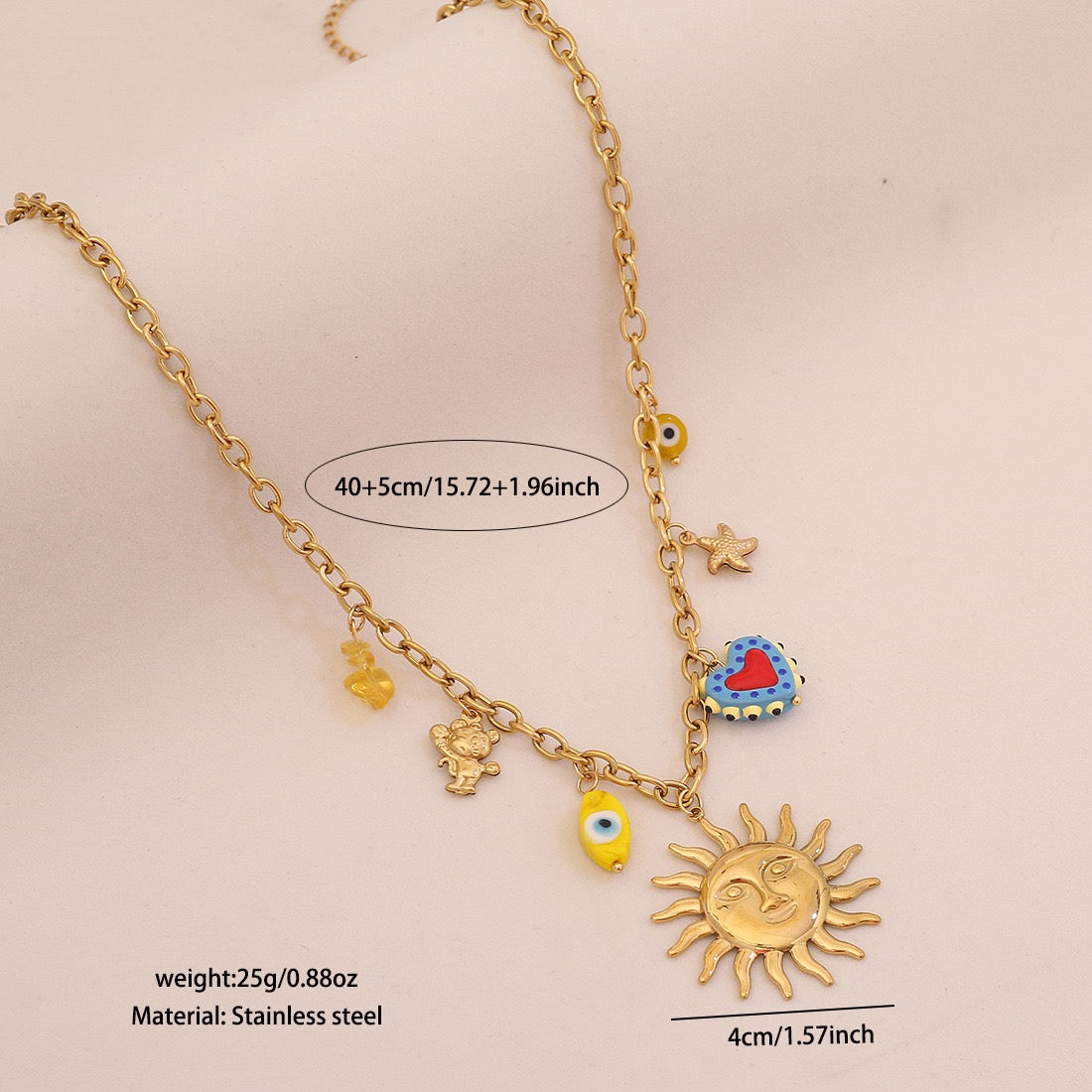 Celestial Bloom Dopamine Necklace