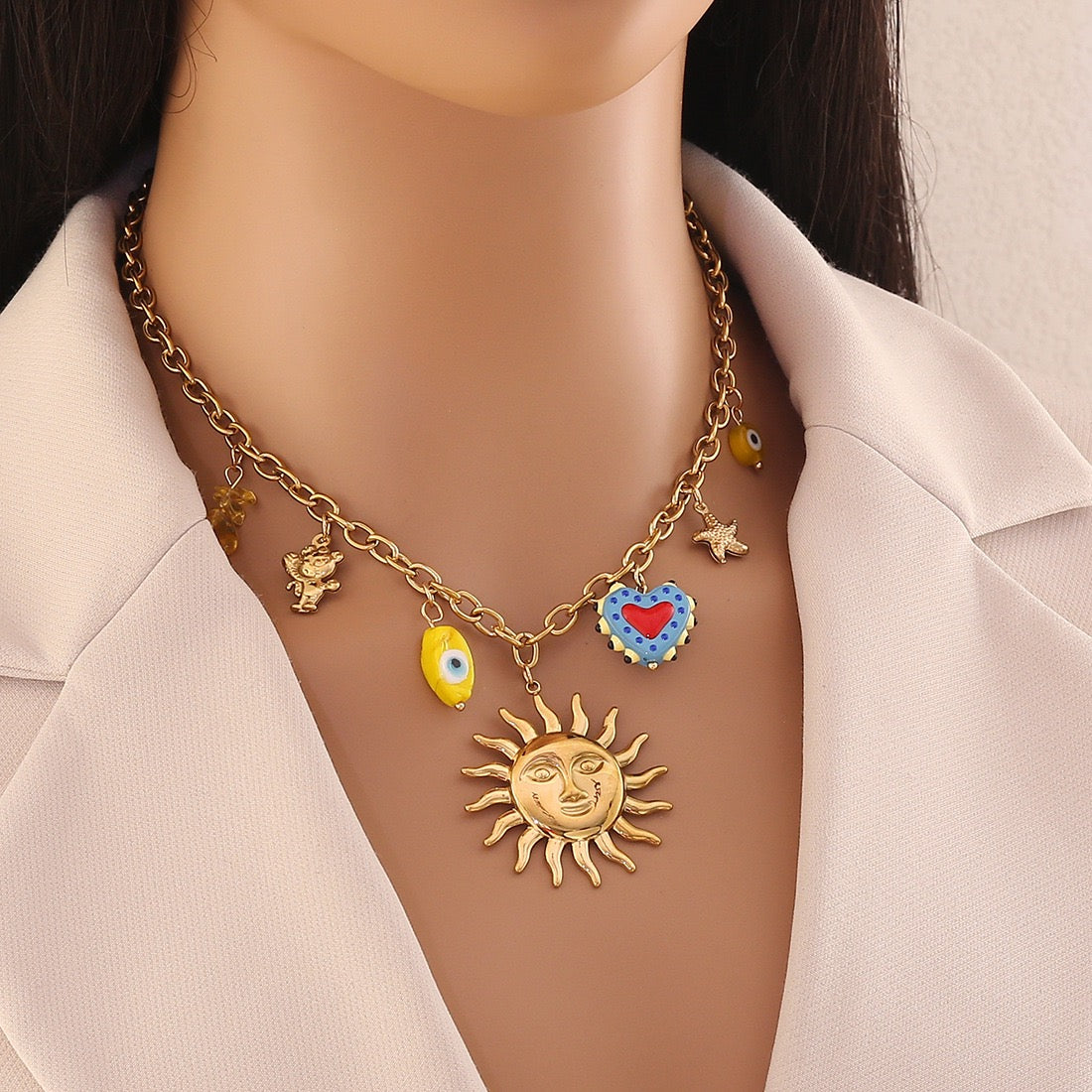 Celestial Bloom Dopamine Necklace