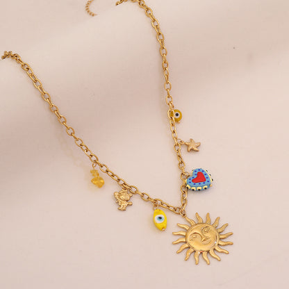 Celestial Bloom Dopamine Necklace