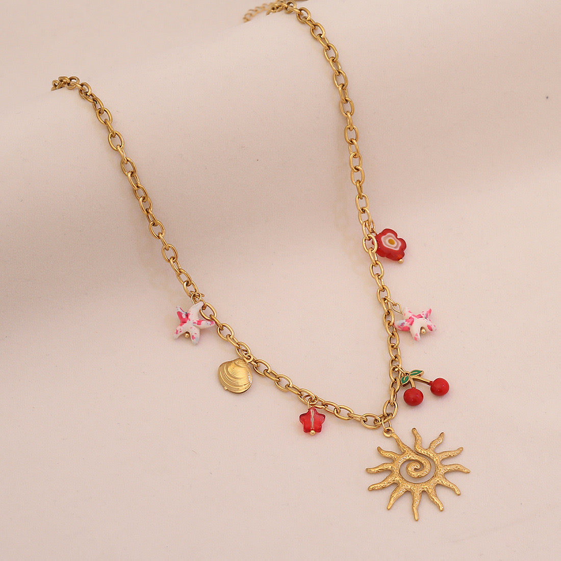 Celestial Bloom Dopamine Necklace