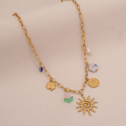 Celestial Bloom Dopamine Necklace