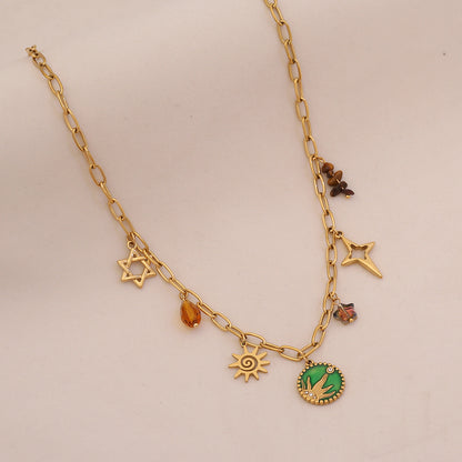 Celestial Bloom Dopamine Necklace
