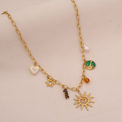 Celestial Bloom Dopamine Necklace