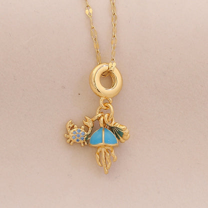 Tropical Tide Sea Life Necklace