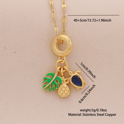 Tropical Tide Sea Life Necklace