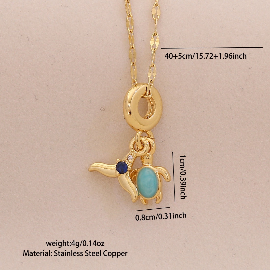 Tropical Tide Sea Life Necklace